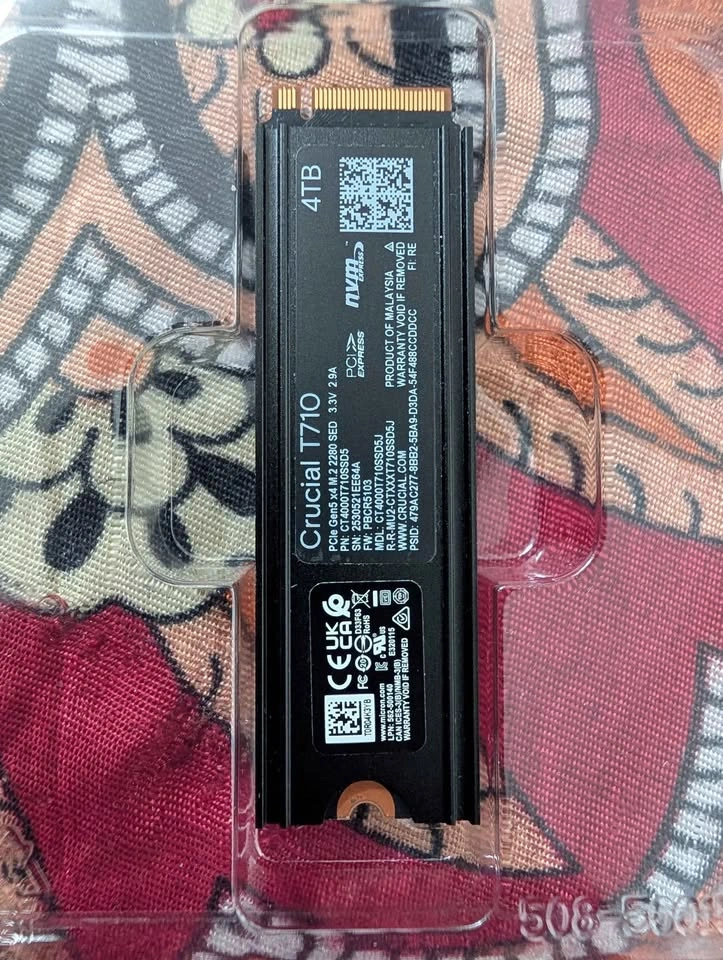 Crucial T710 4TB PCIe Gen5 NVMe SSD (Brand New) – Ultra Fast 14, - photo 3