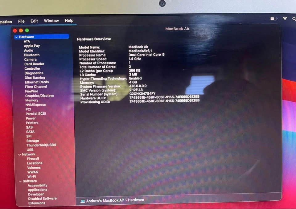 Apple MacBook Air (11”, 2014) 1.4 GHz Intel i5 4GB Laptop - photo 3