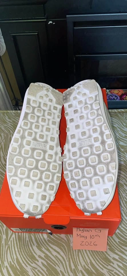 Mens Nike Sacai LD Waffle White Nylon Shoes (US 9.5, EURO 43) - photo 5