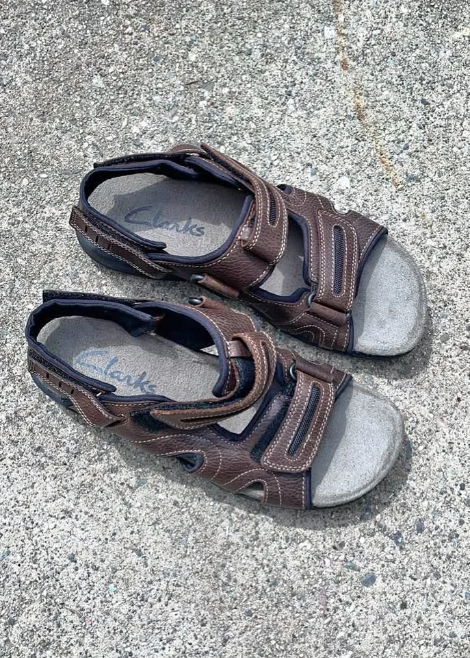 Men’s Clark’s Outdoor Hiking Sandals (Brown, EU 42, US 9)