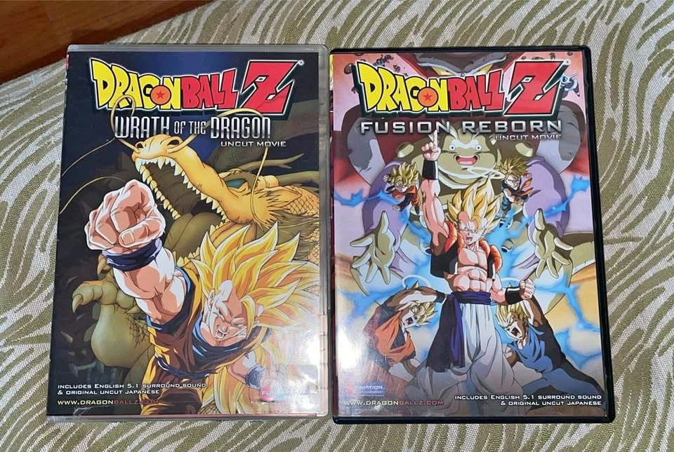 Dragon Ball Z DVD Bundle (Fusion Reborn, Wrath of the Dragon)