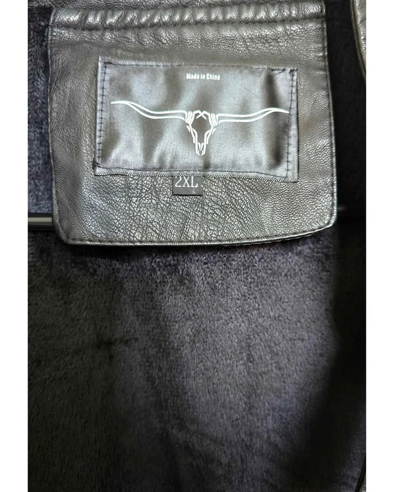 HIGH RATED SELLER | Mens XXL Leather Jacket. EXC COND. - photo 3