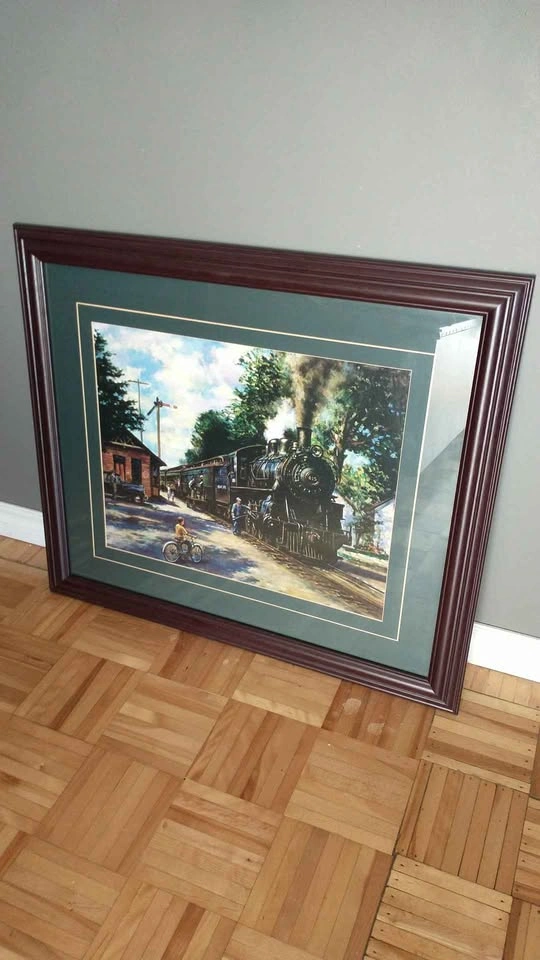 Train Station Painting - photo 2
