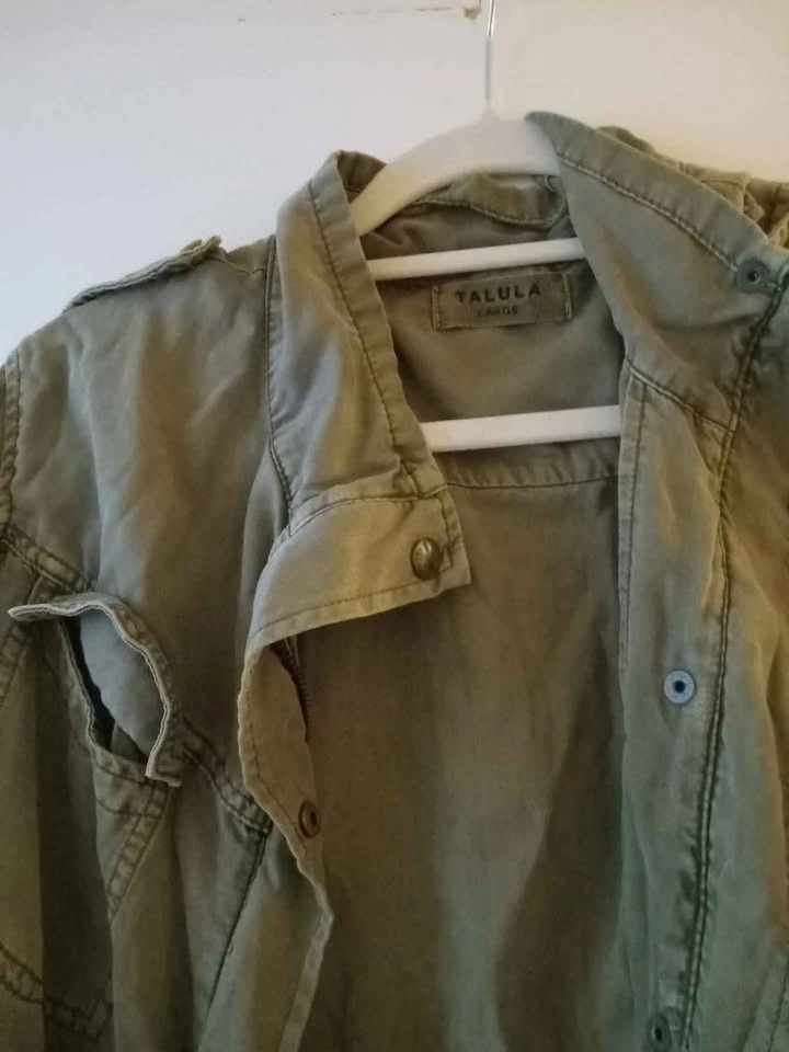 Talula Olive Green Jacket - Size L - photo 3