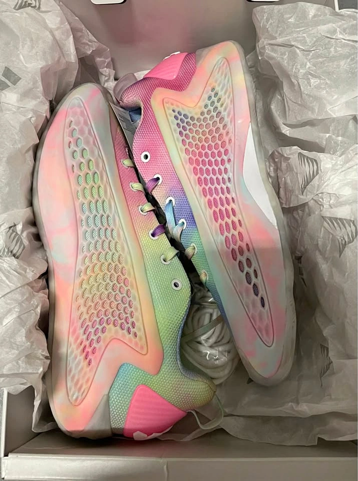 Adidas AE 1 Low "Tie Die" Mens Basketball Shoes US 8