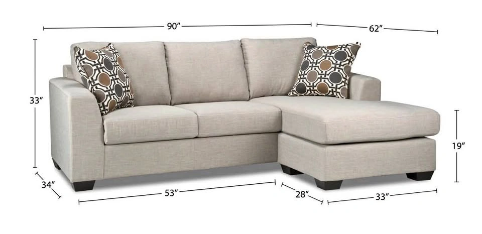 3 Seater Sofa with Chaise - PICK UP ONLY - photo 3