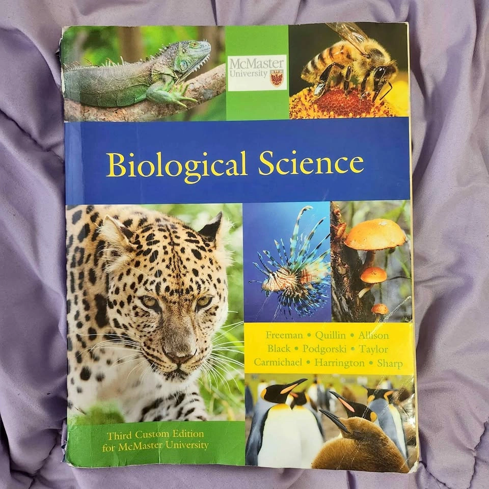 Biological Science 3rd Custom Edition Paperback McMaster Univers