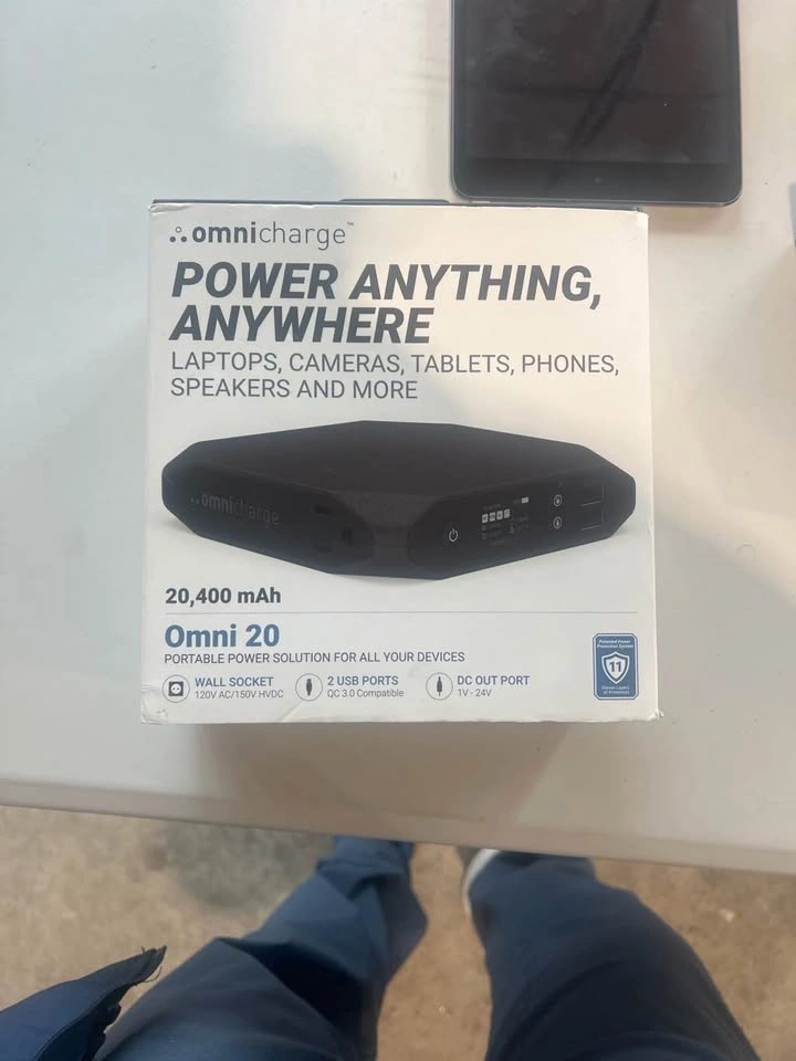 Omnicharge Omni 20 Power Bank - 20,400 mAh (AC Outlet & DC) - photo 2