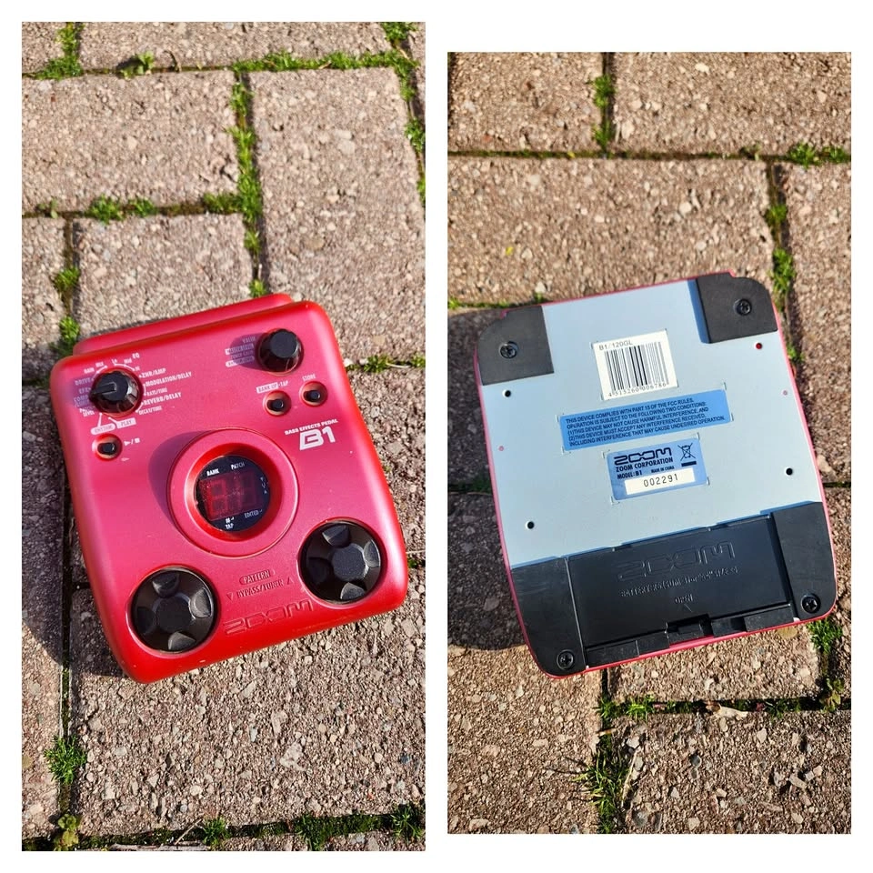 $50 Zoom B1 Bass Effects Pedal