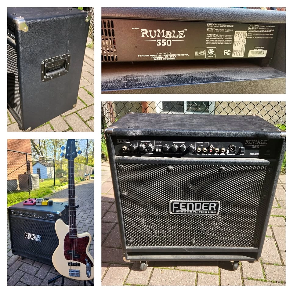 $300 Fender Rumble 350 Bass Combo Amp
