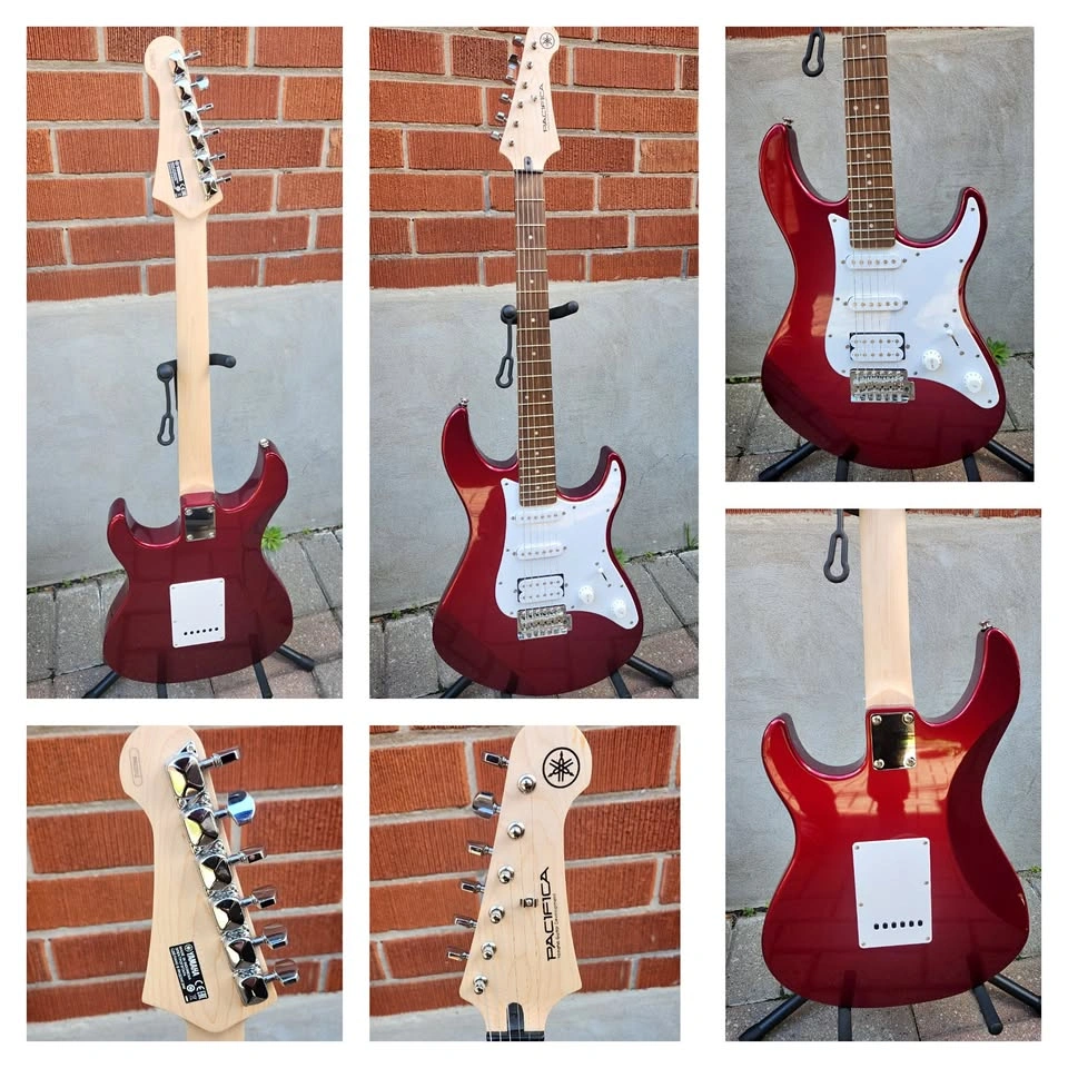$260 Yamaha Pacifica Electric Guitar - Candy Apple Red