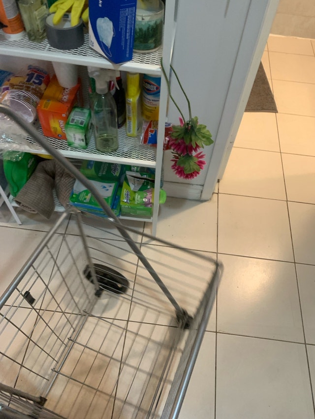 Folding Shopping Cart with Rolling Swivel Wheels, Grocery cart - photo 5