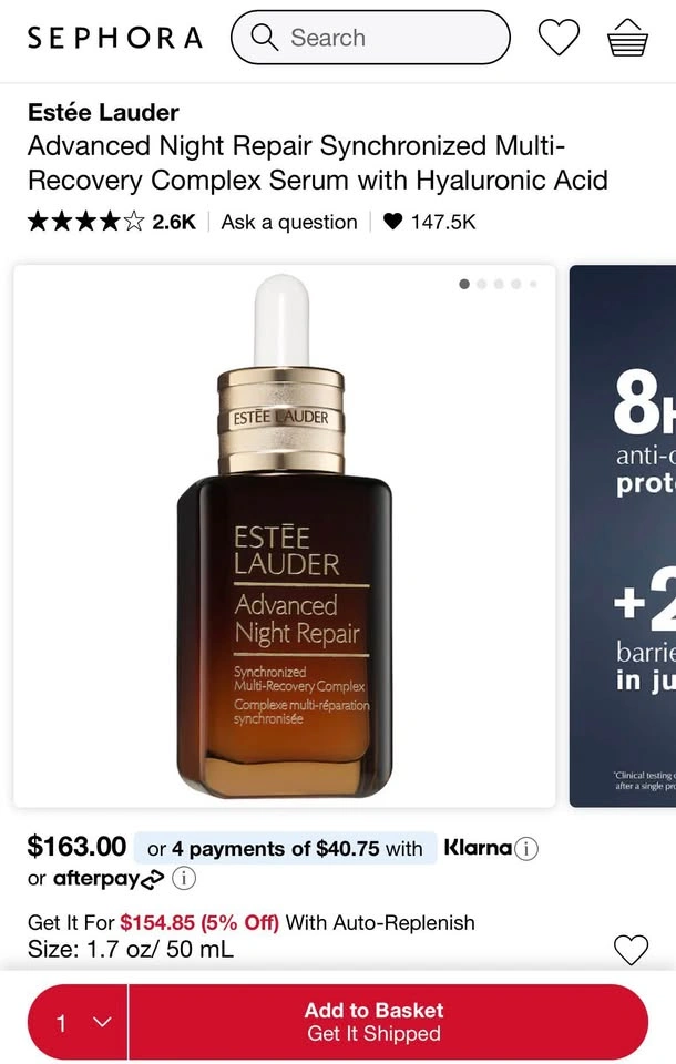Estée Lauder Advanced Night Repair Serum Deluxe Sample 51ml - photo 2