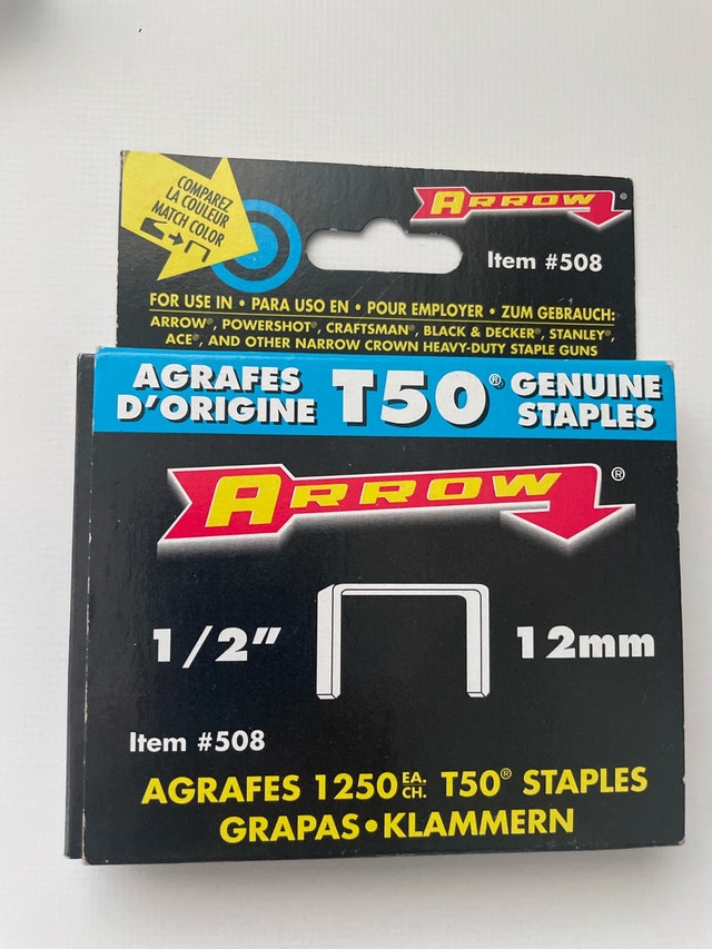 Arrow T-50 Staple Gun with 1/2" Staples - photo 3