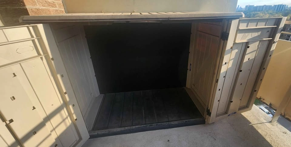 Large Outdoor Storage Shed Cabinet – Patio & Balcony Organizer - photo 2