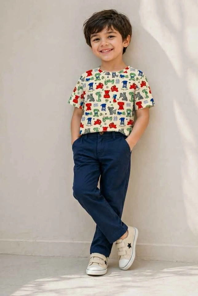 Unisex kids Premium Cotton T-Shirt | Soft, Breathable & Everyday