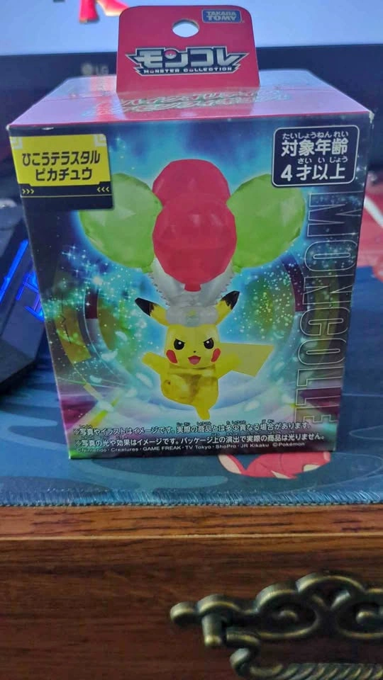 Takara Tomy Moncolle Pokemon Flying Terastal Pikachu Figure