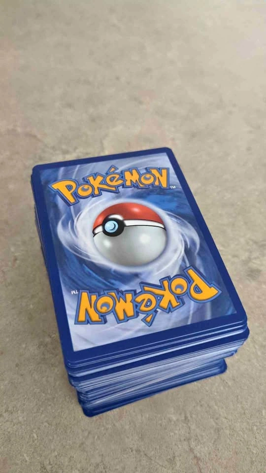 Pokemon cards stack perfect order