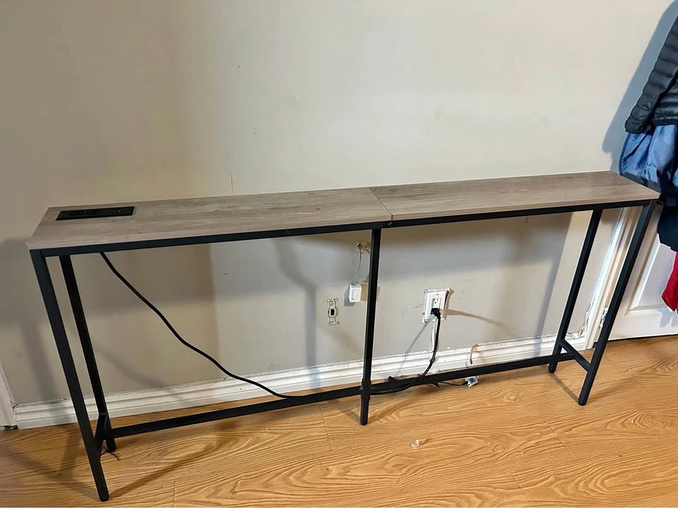 Console Table w/ Outlets & USB Ports