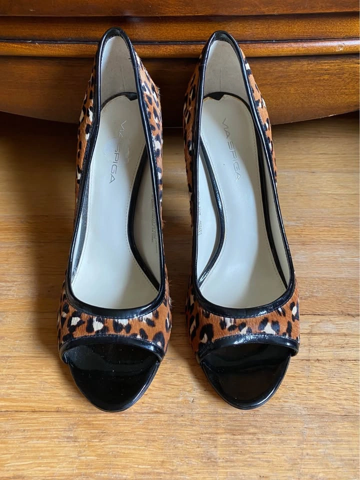 Ladies Open Toe Pump Heels Size 9.5 - photo 2