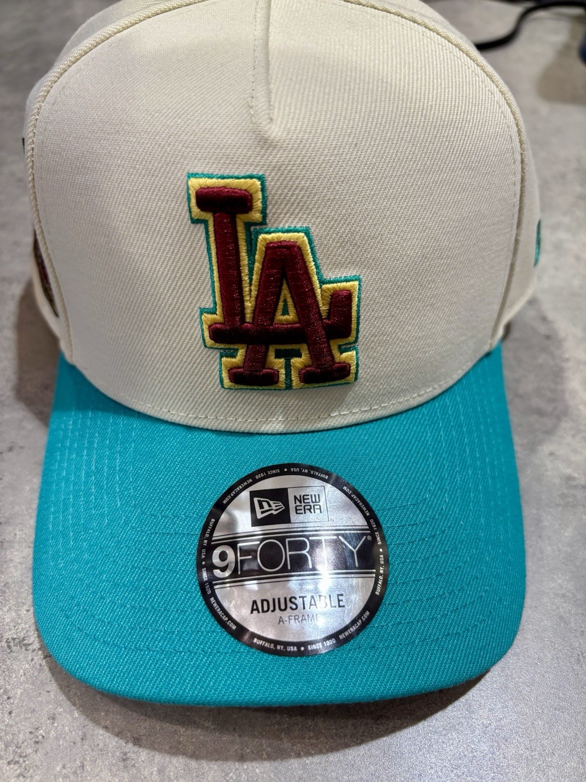 Sold Out Dodgers X Simpsons Krusty Burger Snapback Cap - photo 4