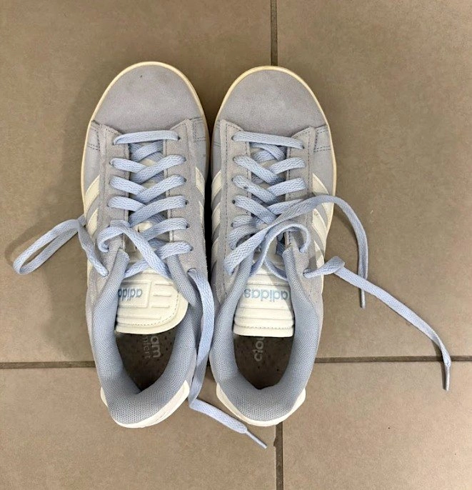 NEW Size 6 W Suede Adidas VL Court 3.0