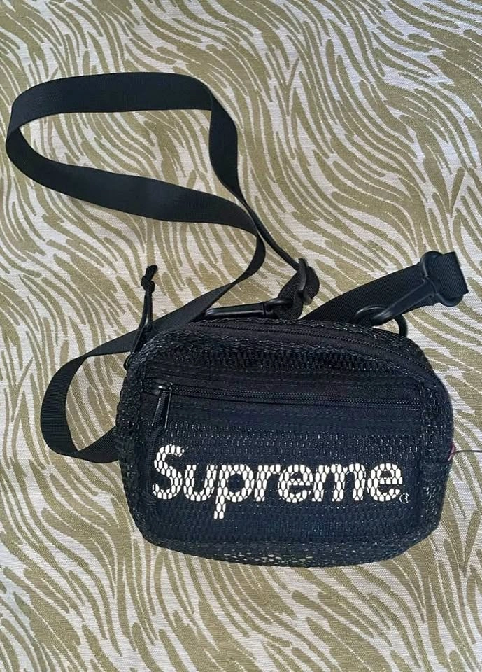 Supreme SS20 Cordura Mesh Shoulder Bag (Black)