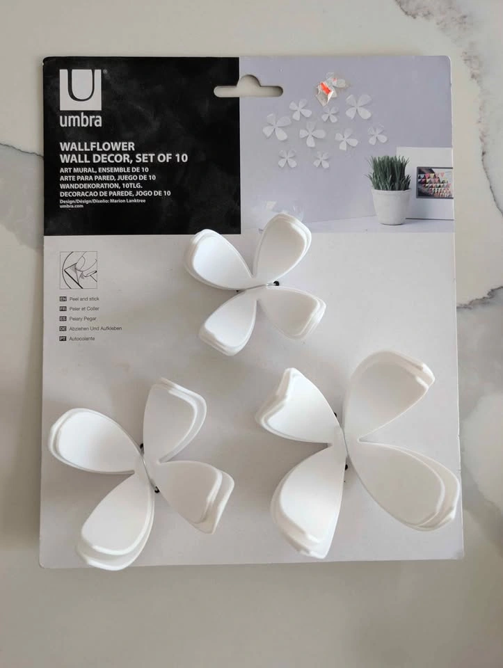Umbra Wallflower Wall Decor - 2 Packs (20 Pieces Total) - photo 2