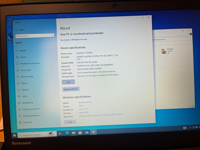 Lenovo T450S Laptop - Good Condition, Win 10/11 - photo 3