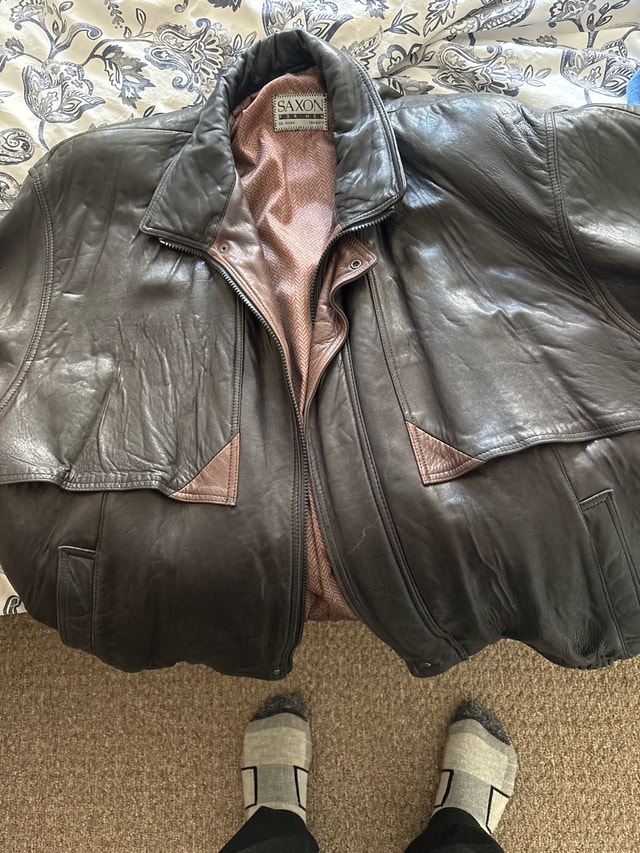Saxon Leather Jacket size 44 - photo 2
