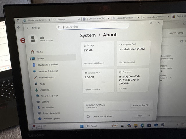 Lenovo T470 Laptop - Core i5, 8GB RAM, 256GB SSD, Win 11 Pro - photo 2
