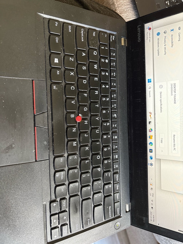 Lenovo T470 Laptop - Core i5, 8GB RAM, 256GB SSD, Win 11 Pro - photo 3