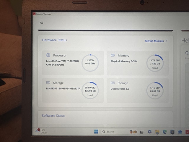 Lenovo ThinkPad T470p i7-7820HQ 32GB RAM 500GB SSD - photo 3