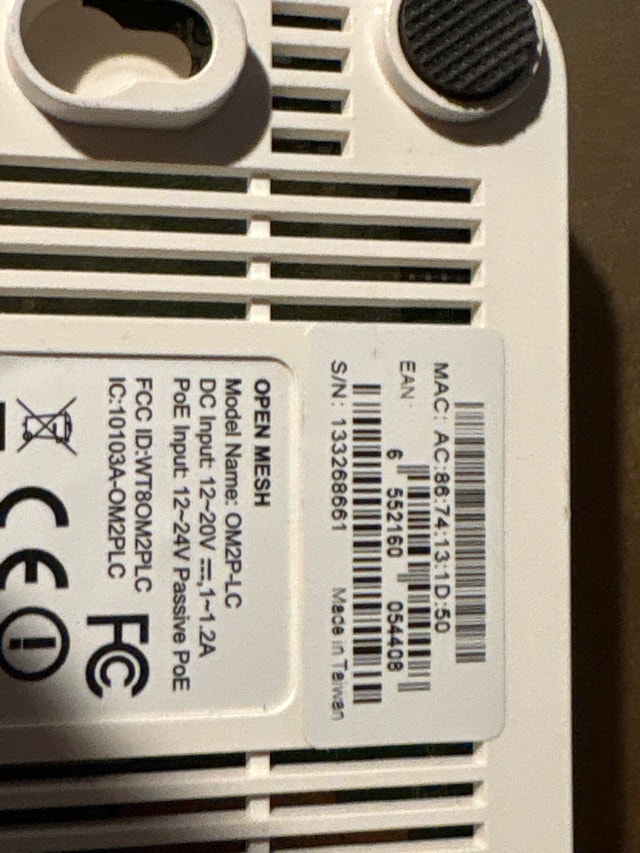 Open Mesh OM2P-LC Access Point