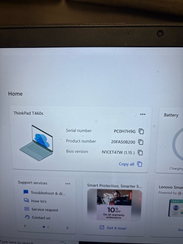 Lenovo ThinkPad T460s 8GB RAM 240GB SSD - photo 2