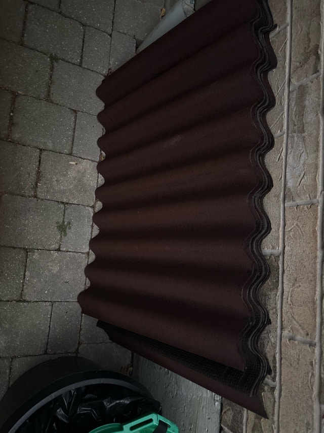 7 27" Onduline Premium Ridge Roofing Cutoffs - Brown - photo 2