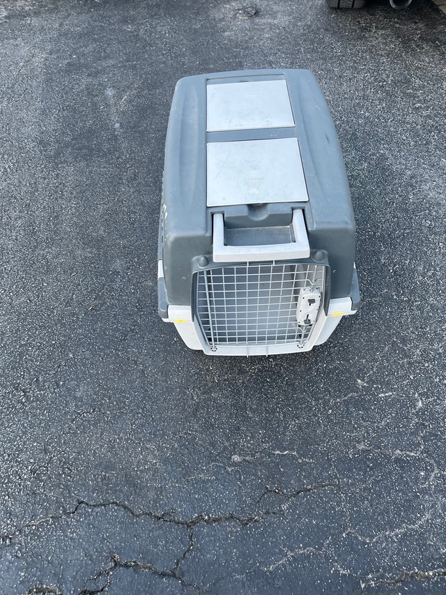 Dog Transport Box with handle and wheels