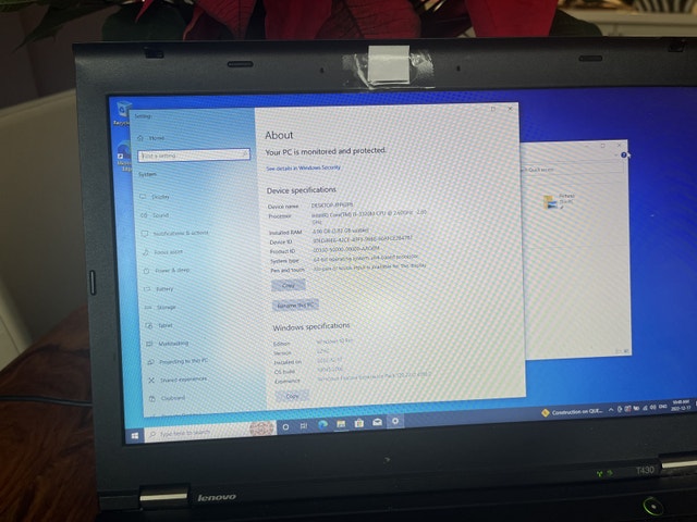 Lenovo T430 Laptop, 4GB RAM, 300GB HDD, Win 10