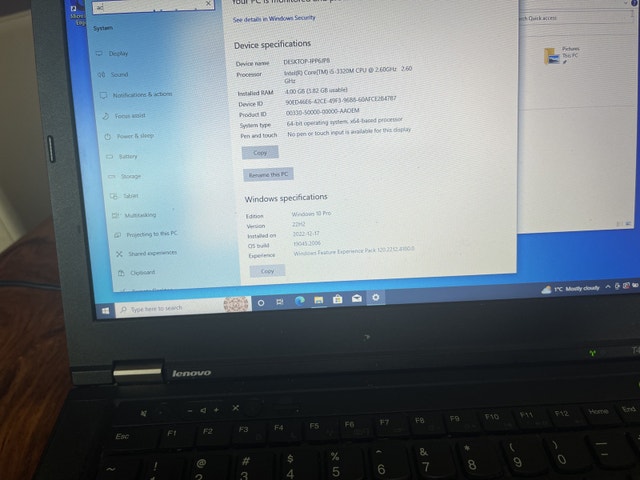 Lenovo T430 Laptop, 4GB RAM, 300GB HDD, Win 10 - photo 3