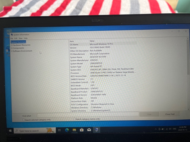 Lenovo A485 Laptop - Ryzen 5 Pro, 8GB RAM, 240GB SSD - photo 5