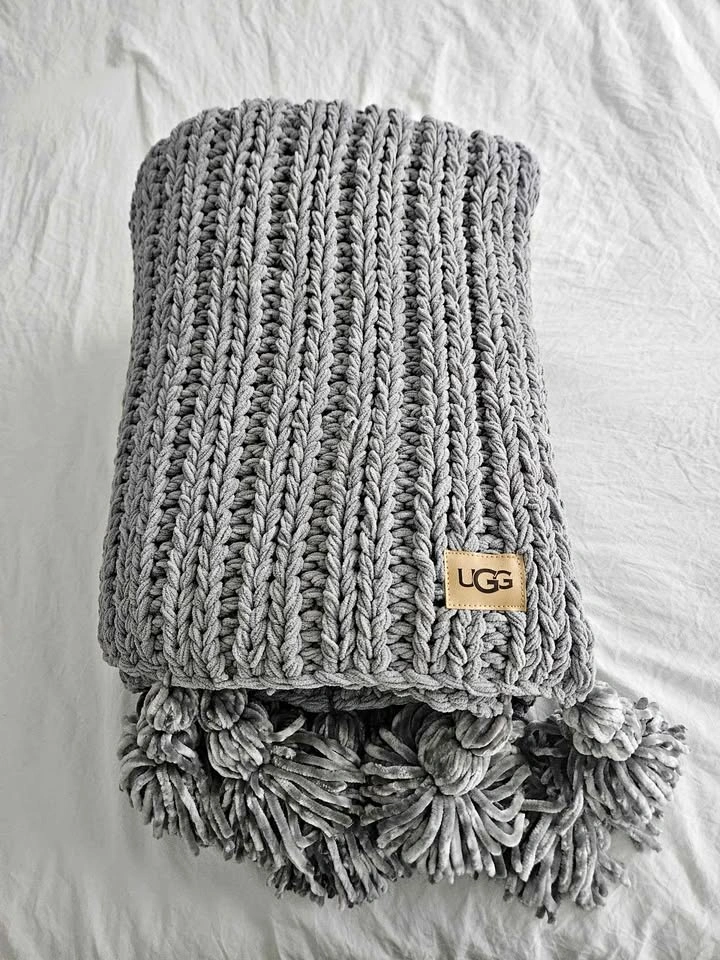 Cable Knit UGG Blanket