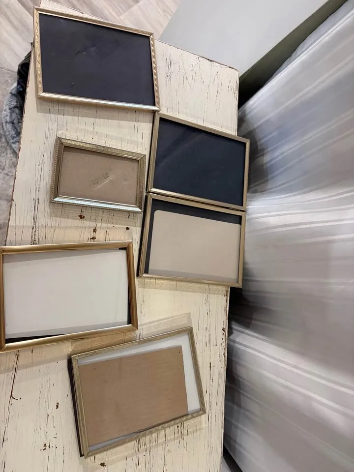 Vintage metal and brass photo frames - photo 2