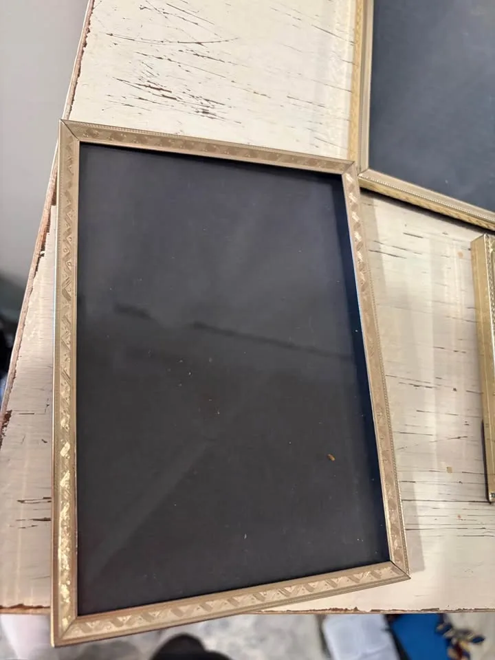 Vintage metal and brass photo frames - photo 3