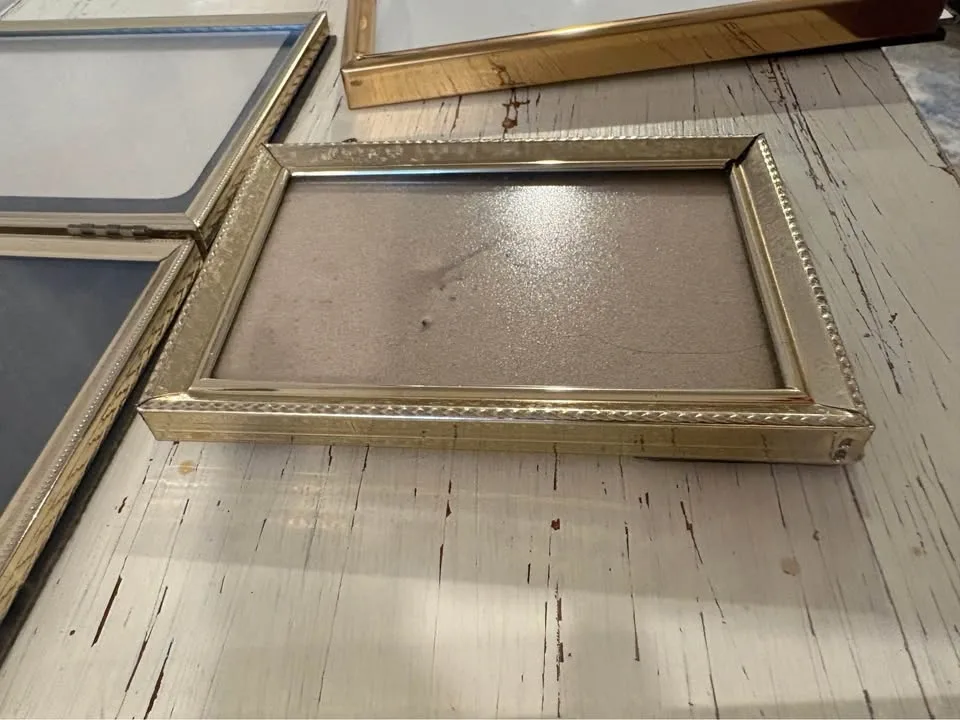 Vintage metal and brass photo frames - photo 4