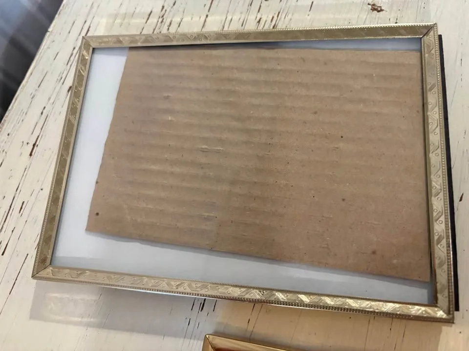 Vintage metal and brass photo frames - photo 5