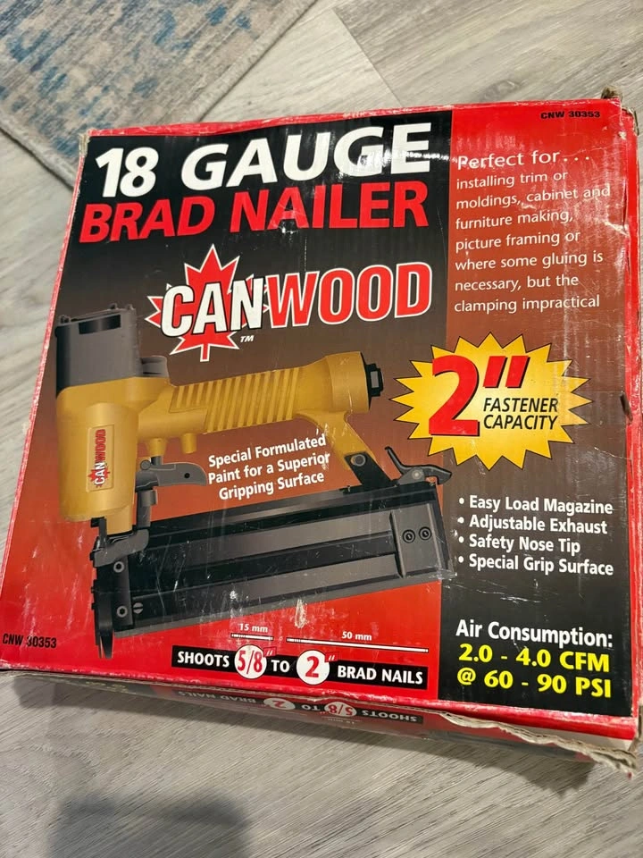 Canwood 18 Gauge Brad Nailer - photo 4