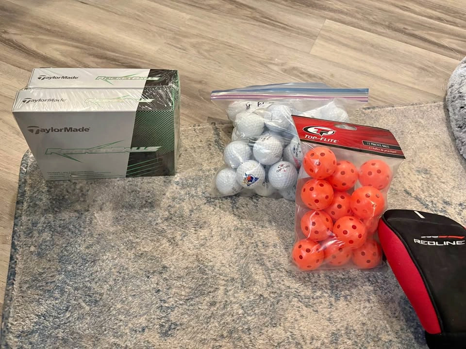Golf Balls: Rocketballz New & Top Flite Used