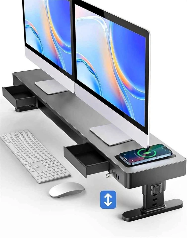Meantanty Dual Monitor Stand with 4 Heights