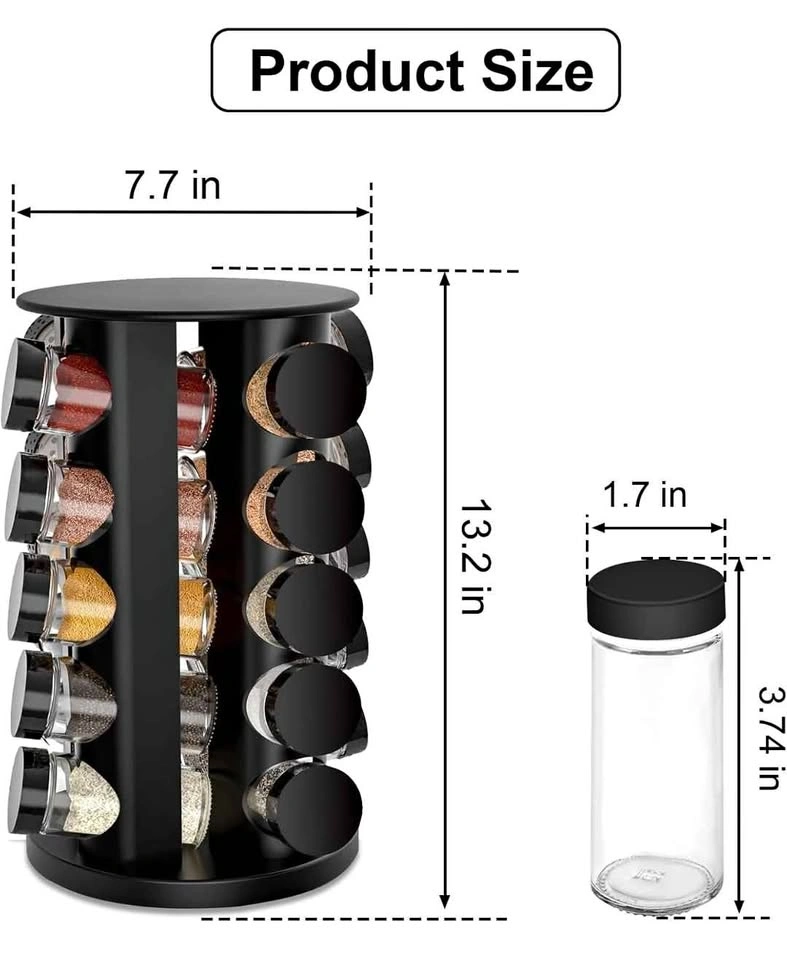 Puppycute Rotating Spice Rack Organizer