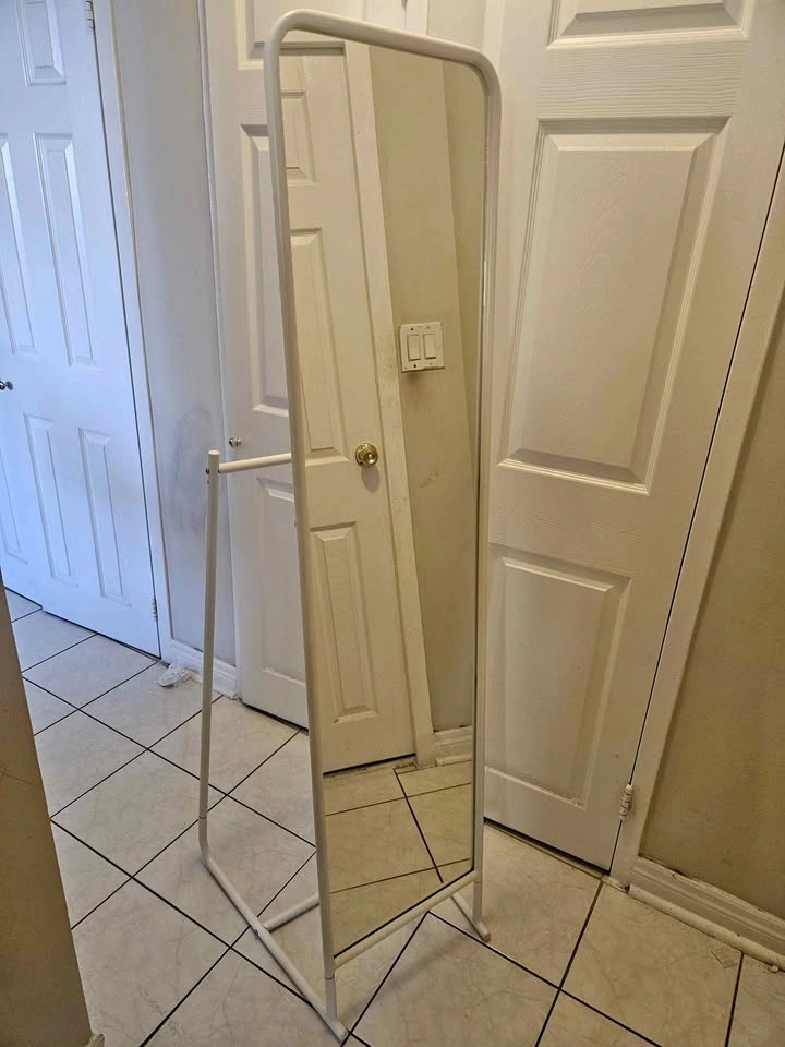 Ikea White Standing Floor Mirror